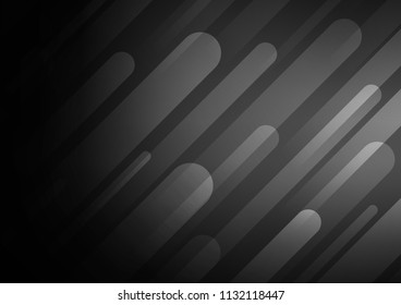 Dark Silver, Gray vector template with repeated sticks. Shining colored illustration with narrow lines. The pattern can be used as ads, poster, banner for commercial.