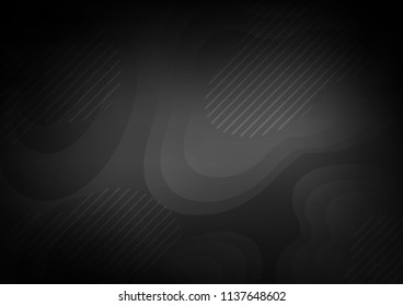 Dark Silver, Gray vector template with repeated sticks. Decorative shining illustration with lines on abstract template. The pattern can be used for websites.