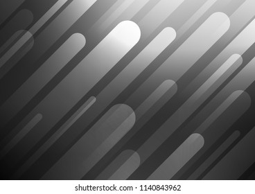 Dark Silver, Gray vector template with repeated sticks. Glitter abstract illustration with colored sticks. Best design for your ad, poster, banner.
