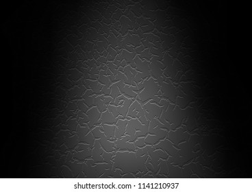 Dark Silver, Gray vector template with bubble shapes. Creative illustration in halftone marble style with gradient. The best blurred design for your business.