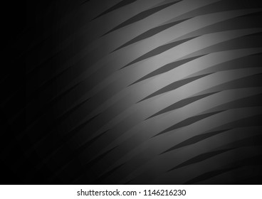 Dark Silver, Gray vector template with repeated sticks. Blurred decorative design in simple style with lines. The pattern can be used for busines ad, booklets, leaflets