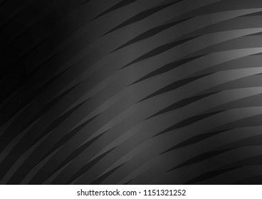 Dark Silver, Gray vector template with repeated sticks. Shining colored illustration with narrow lines. The template can be used as a background.