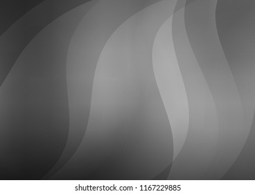 Dark Silver, Gray vector template with repeated sticks. Lines on blurred abstract background with gradient. The template can be used as a background.