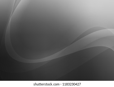 Dark Silver, Gray vector template with bubble shapes. Creative illustration in halftone marble style with gradient. The best blurred design for your business.