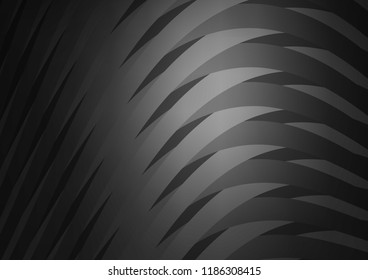 Dark Silver, Gray vector template with repeated sticks. Blurred decorative design in simple style with lines. The pattern can be used as ads, poster, banner for commercial.