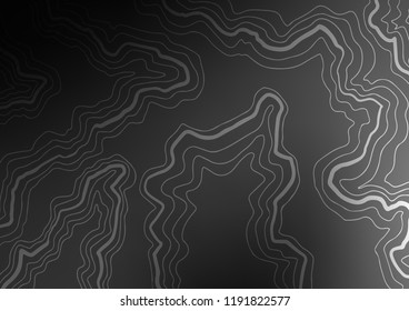 Dark Silver, Gray vector template with liquid shapes. An elegant bright illustration with gradient. The best blurred design for your business.