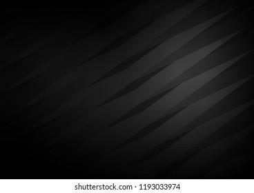 Dark Silver, Gray vector template with repeated sticks. Blurred decorative design in simple style with lines. Smart design for your business advert.