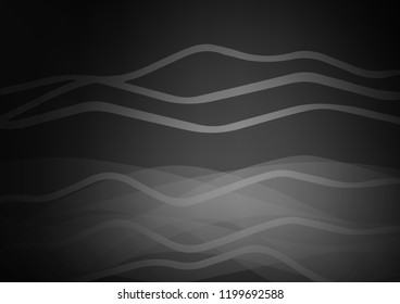 Dark Silver, Gray vector template with repeated sticks. Shining colored illustration with narrow lines. The pattern can be used as ads, poster, banner for commercial.