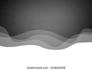 Dark Silver, Gray vector template with bubble shapes. Geometric illustration in marble style with gradient.  Marble style for your business design.