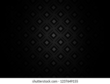 Dark Silver, Gray vector template with sticks, squares. Colorful decorative design in simple style with lines, rhombuses. Pattern for business booklets, leaflets.