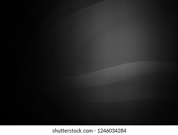 Dark Silver, Gray vector template with bubble shapes. Blurred geometric sample with gradient bubbles.  A new texture for your  ad, booklets, leaflets.