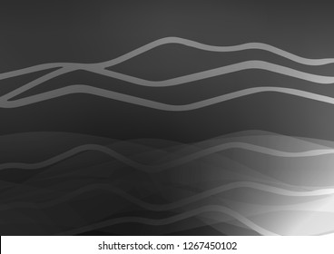 Dark Silver, Gray vector template with repeated sticks. Decorative shining illustration with lines on abstract template. The pattern can be used for busines ad, booklets, leaflets