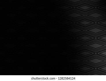 Dark Silver, Gray vector template with sticks, squares. Glitter abstract illustration with colorful lines, rhombuses. Pattern for business booklets, leaflets.