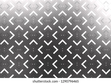 Dark Silver, Gray vector template with repeated sticks. Shining colored illustration with narrow lines. The pattern can be used for websites.