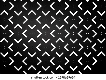Dark Silver, Gray vector template with repeated sticks. Lines on blurred abstract background with gradient. The template can be used as a background.