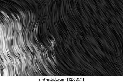 Dark Silver, Gray vector template with lava shapes. An elegant bright illustration with gradient. A new texture for your  ad, booklets, leaflets.