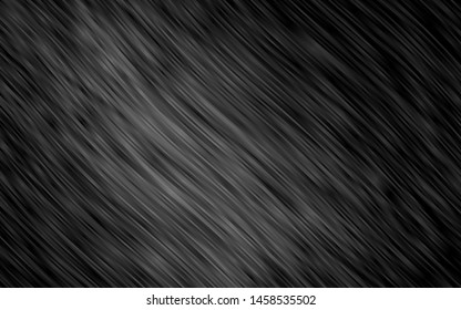 Dark Silver, Gray vector template with bent ribbons. A vague circumflex abstract illustration with gradient. The elegant pattern for brand book.