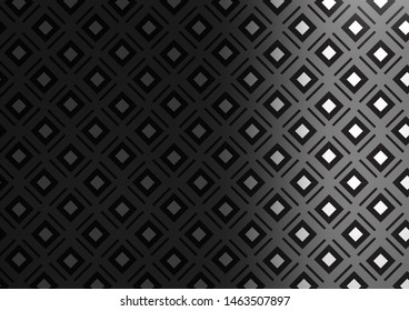 Dark Silver, Gray vector template with lines, squares. Colorful illustration with lines, cubes on abstract template. Pattern for websites, landing pages.