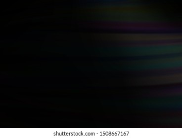 Dark Silver, Gray vector template with bubble shapes. Blurred geometric sample with gradient bubbles.  A completely new template for your business design.