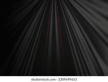 Dark Silver, Gray vector template with repeated sticks. Lines on blurred abstract background with gradient. Best design for your ad, poster, banner.