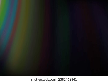 Dark Silver, Gray vector template with bubble shapes. Glitter abstract illustration with wry lines. A completely new template for your business design.