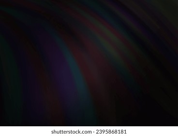 Dark Silver, Gray vector template with abstract lines. Creative geometric illustration in marble style with gradient. Textured wave pattern for backgrounds.