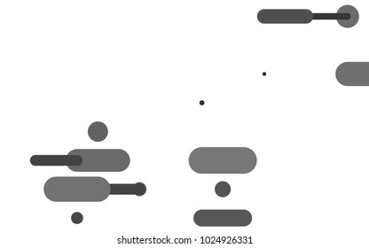 Dark Silver, Gray vector texture with colored capsules. Shining colored illustration with rounded stripes. The pattern can be used as ads, poster, banner for medicine.