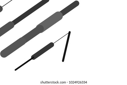 Dark Silver, Gray vector texture with colored capsules. Decorative shining illustration with lines on abstract template. The template can be used as a background.