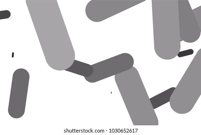 Dark Silver, Gray vector texture with colored capsules. Modern geometrical abstract illustration with staves. Best design for your ad, poster, banner.