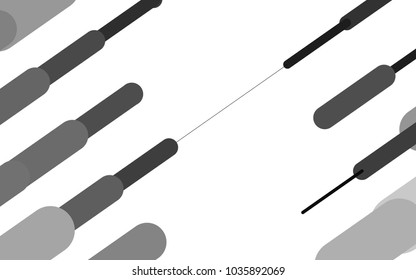 Dark Silver, Gray vector texture with colored capsules. Modern geometrical abstract illustration with staves. The pattern can be used as ads, poster, banner for medicine.