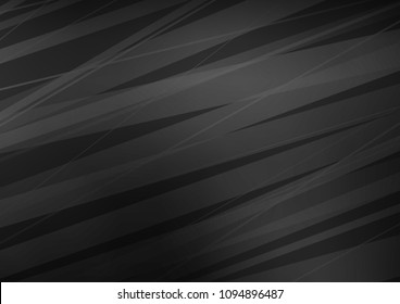 Dark Silver, Gray vector texture with colored lines. Modern geometrical abstract illustration with staves. The pattern can be used for websites.