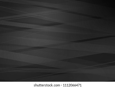 Dark Silver, Gray vector texture with colored lines. Decorative shining illustration with lines on abstract template. Best design for your ad, poster, banner.