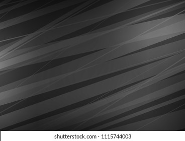 Dark Silver, Gray vector texture with colored lines. Decorative shining illustration with lines on abstract template. Best design for your ad, poster, banner.