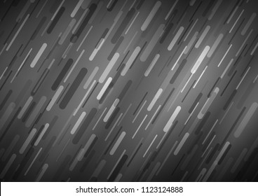 Dark Silver, Gray vector texture with colored lines. Blurred decorative design in simple style with lines. The pattern can be used as ads, poster, banner for commercial.