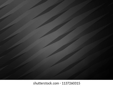 Dark Silver, Gray vector texture with colored lines. Modern geometrical abstract illustration with staves. The pattern can be used for busines ad, booklets, leaflets