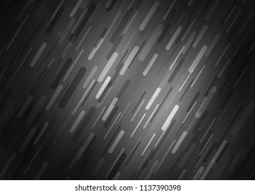 Dark Silver, Gray vector texture with colored lines. Shining colored illustration with narrow lines. The pattern can be used for busines ad, booklets, leaflets