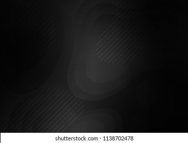 Dark Silver, Gray vector texture with colored lines. Blurred decorative design in simple style with lines. The pattern can be used for websites.