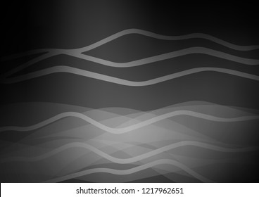 Dark Silver, Gray vector texture with colored lines. Glitter abstract illustration with colored sticks. Smart design for your business advert.