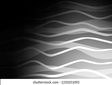 Dark Silver, Gray vector texture with colored lines. Glitter abstract illustration with colored sticks. The pattern can be used for websites.