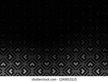Dark Silver, Gray vector texture with colored lines. Shining colored illustration with narrow lines. Pattern for websites, landing pages.