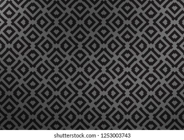 Dark Silver, Gray vector texture with lines, rhombuses. Shining colorful illustration with lines, rectangles. Backdrop for TV commercials.