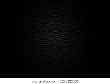 Dark Silver, Gray vector texture with lines, rhombuses. Colorful illustration with lines, cubes on abstract template. Pattern for business booklets, leaflets.