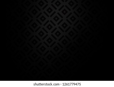 Dark Silver, Gray vector texture with lines, rhombuses. Colorful lines, squares on abstract background with gradient. Pattern for websites, landing pages.