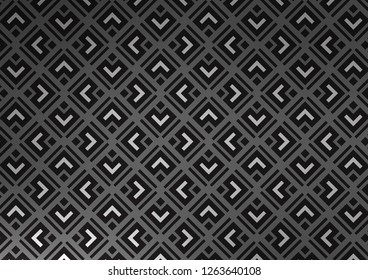 Dark Silver, Gray vector texture with lines, rhombuses. Colorful decorative design in simple style with lines, rhombuses. Pattern for websites, landing pages.