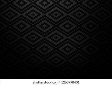 Dark Silver, Gray vector texture with lines, rhombuses. Colorful decorative design in simple style with lines, rhombuses. Smart design for your business advert.