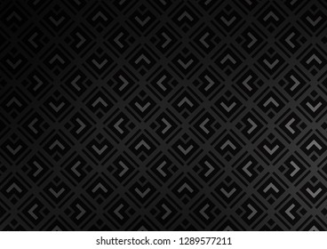 Dark Silver, Gray vector texture with lines, rhombuses. Glitter abstract illustration with colorful lines, rhombuses. Pattern for business booklets, leaflets.