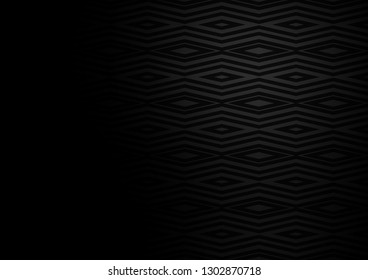 Dark Silver, Gray vector texture with lines, rhombuses. Shining colorful illustration with lines, rectangles. Pattern for websites, landing pages.