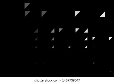 Dark Silver, Gray vector texture with disks. Glitter abstract illustration with blurred drops of rain. Completely new template for your brand book.