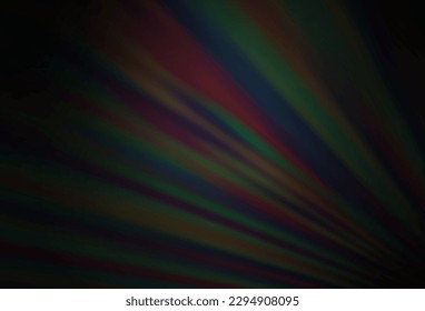 Dark Silver, Gray vector texture with colored lines. Shining colored illustration with narrow lines. Pattern for websites, landing pages.