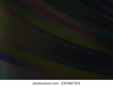 Dark Silver, Gray vector texture with colored lines. Blurred decorative design in simple style with lines. Best design for your ad, poster, banner.